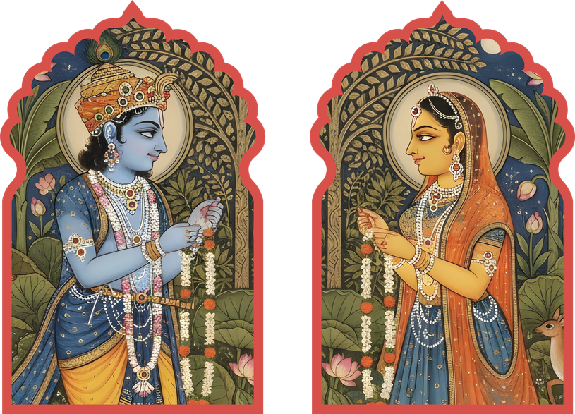 Radha and Krishna